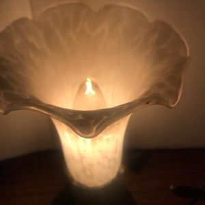 Vintage butterfly lamp tulip shade 7.5 inches